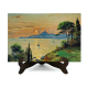 Sultan Ahmet Camii ve Gün Batımı Manzarası Printed Wooden Tabletop