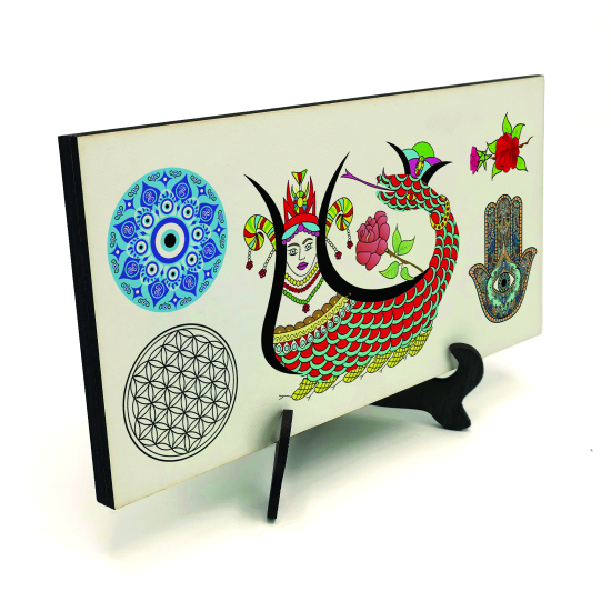 Mardin Şahmeranı ve Kadim Tılsımlar Printed Wooden Tabletop