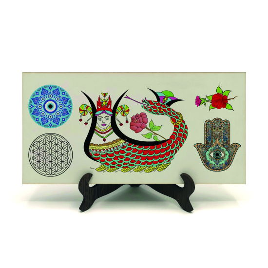 Mardin Şahmeranı ve Kadim Tılsımlar Printed Wooden Tabletop