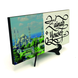 Sultan Ahmet Camii Printed Wooden Tabletop