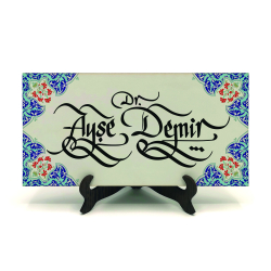 Kenar Deseni / Görseli Baskılı Ahşap Masaüstlük