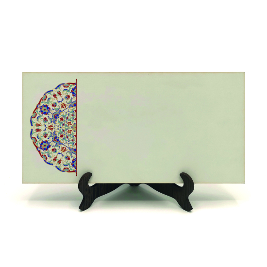 Kenar Deseni / Görseli Baskılı Ahşap Masaüstlük