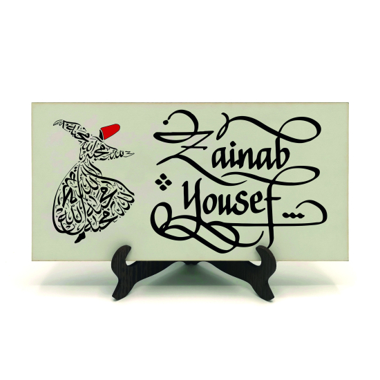 Kenar Deseni / Görseli Printed Wooden Tabletop