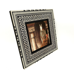 At Görseli Baskılı Ahşap Tablo