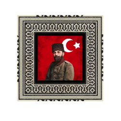 Cemal Paşa Baskılı Ahşap Tablo