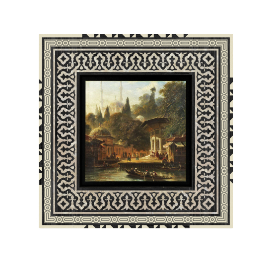 David Roberts – Eyüp Sultan Camii Tablosu Baskılı Ahşap Tablo