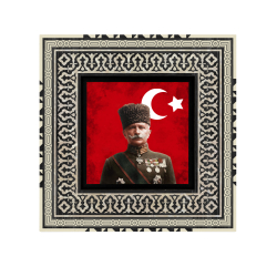 Fahreddin Paşa Baskılı Ahşap Tablo