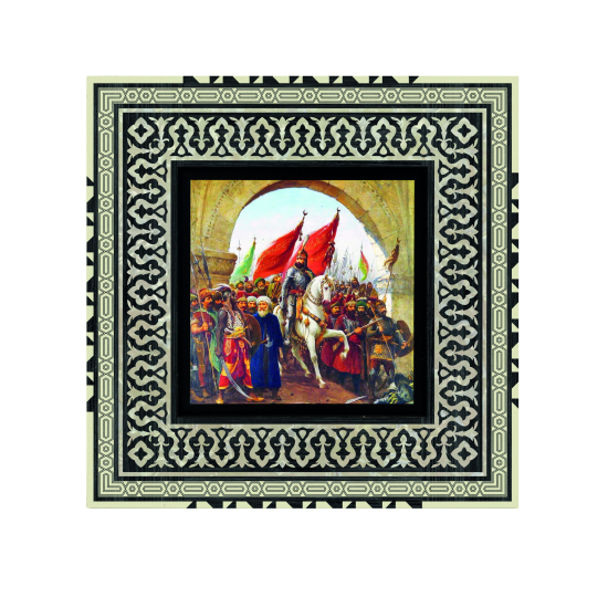 "Fatih Sultan Mehmet'in İstanbul’a Girişi" Tablosu Baskılı Ahşap Tablo