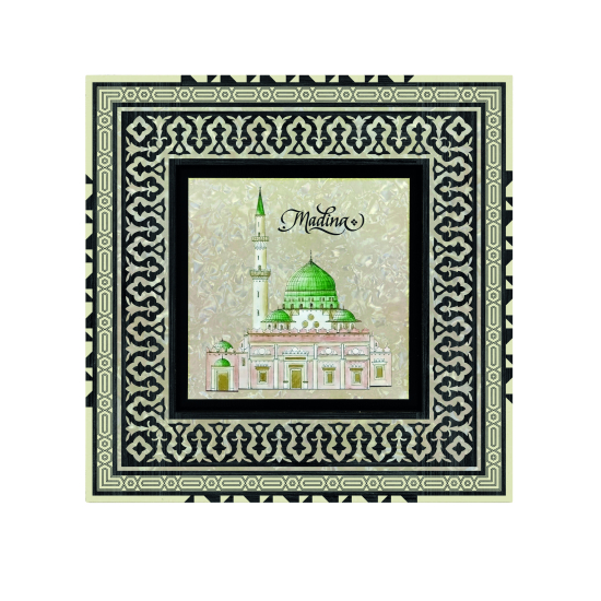Medine, Mescid-i Nebevi Baskılı Ahşap Tablo