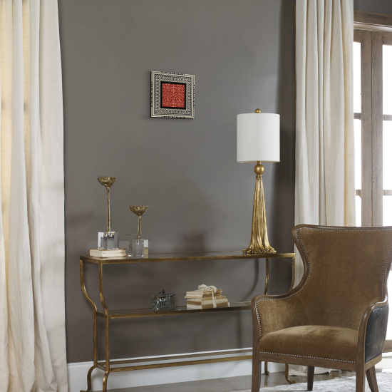 Halı Motifleri Baskılı Ahşap Tablo