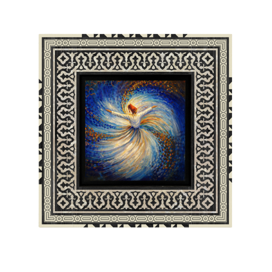 Semazen Baskılı Ahşap Tablo