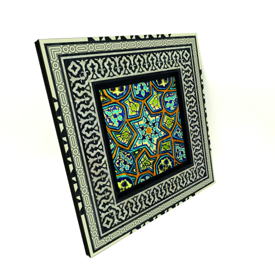 Bursa Yeşil Camii Mihrap Motifi Baskılı Ahşap Tablo