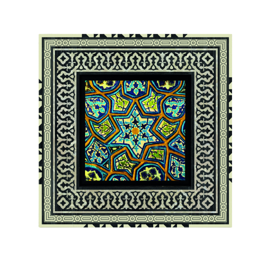 Bursa Yeşil Camii Mihrap Motifi Baskılı Ahşap Tablo