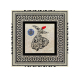 “Allah is love.” in the Form of Whirling Dervish Printed Wooden Frame