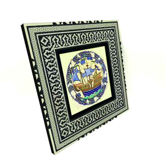 Gemi Baskılı Ahşap Tablo