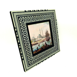 18. Yüzyılda İstanbul: Yeni Camii ve Haliç Baskılı Ahşap Tablo