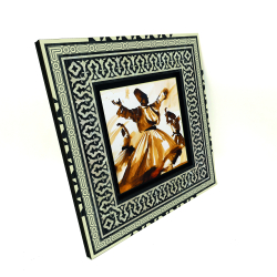 Semazen  Baskılı Ahşap Tablo