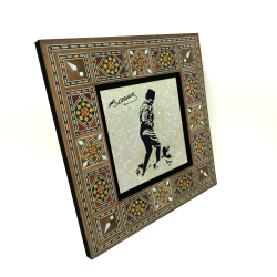 Atatürk Silüeti Baskılı Ahşap Tablo