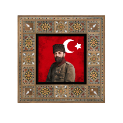 Cemal Paşa Baskılı Ahşap Tablo