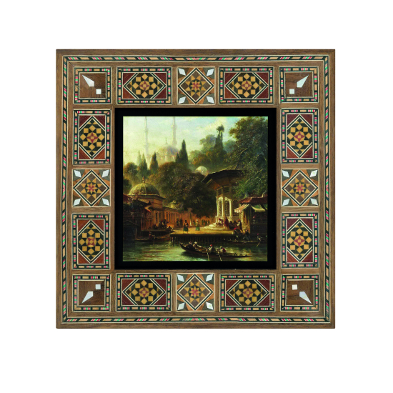 David Roberts – Eyüp Sultan Camii Tablosu Baskılı Ahşap Tablo