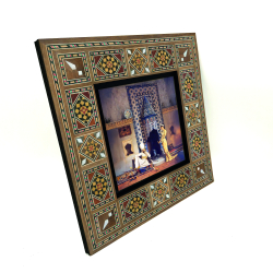 Osman Hamdi Bey- Kahve Ocağı Tablosu Baskılı Ahşap Tablo