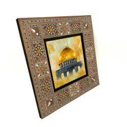 Kudüs, Mescid-i Aksa, Kubbet-üs Sahra Baskılı Ahşap Tablo