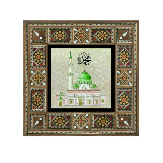 Medine, Mescid-i Nebevi Baskılı Ahşap Tablo