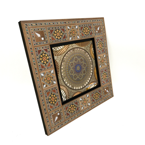 Edirne Selimiye Camii Kubbe İçi Görünümü Baskılı Ahşap Tablo