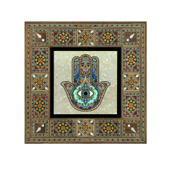 Fatıma’nın Eli Baskılı Ahşap Tablo