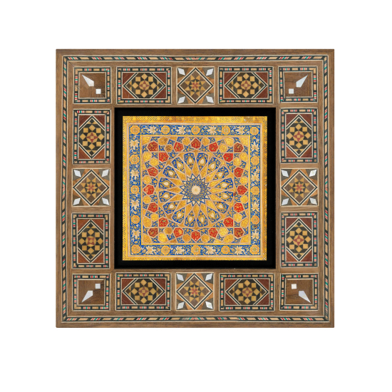 13. yy. Kuran Tezhibi Printed Wooden Frame