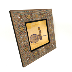 Kanuni Sultan Süleyman’ın Tuğrası Printed Wooden Frame