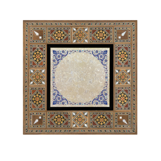 Name Can Be Added, Border Pattern / Image Printed Wooden Frame