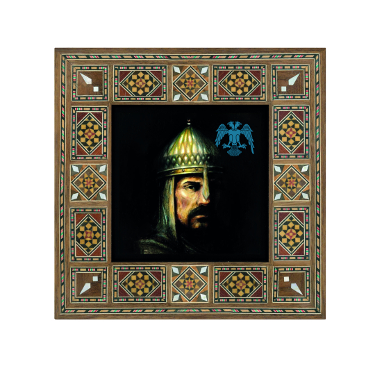 Sultan Alparslan Baskılı Ahşap Tablo