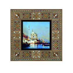 Ortaköy Camii  Baskılı Ahşap Tablo