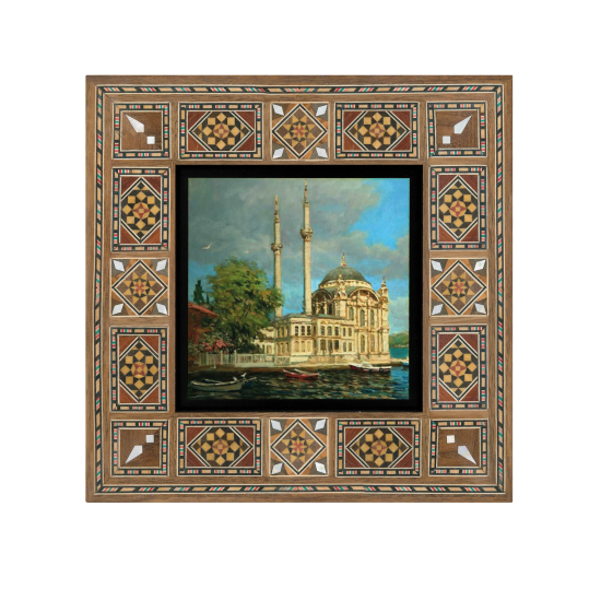 Ortaköy Camii Baskılı Ahşap Tablo