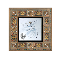 Semazen  Baskılı Ahşap Tablo