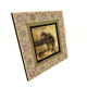 Ahırdaki At Yağlıboya Tablosu Printed Wooden Frame