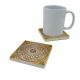 Gaziantep Zeugma Museum Mosaic Artwork Printed Natural Stone Coaster