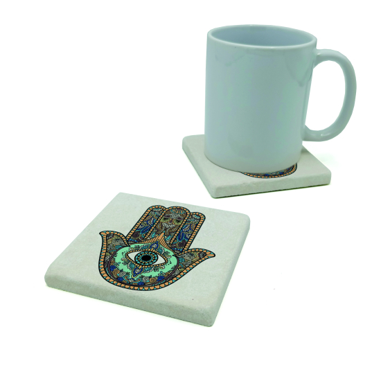 Fatıma’nın EliPrinted Natural Stone Coaster