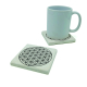 Flower of Life Pattern Printed Natural Stone Coaster