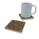 İran DeseniPrinted Natural Stone Coaster