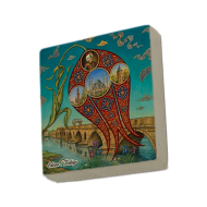 Edirne Sembolleri Baskılı Doğal Taş Magnet