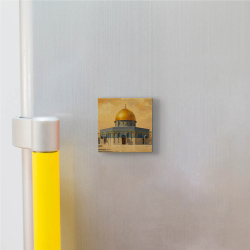 Kudüs, Mescid-i Aksa, Kubbet-üs Sahra Baskılı Doğal Taş Magnet