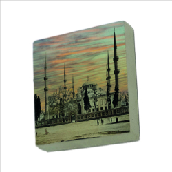 Sultan Ahmet Camii Printed Natural Stone Magnet