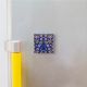Osmanlı İznik Çiçekli Çini Deseni Printed Natural Stone Magnet