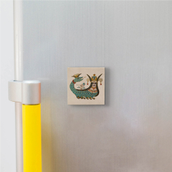 Şahmeran  Printed Natural Stone Magnet