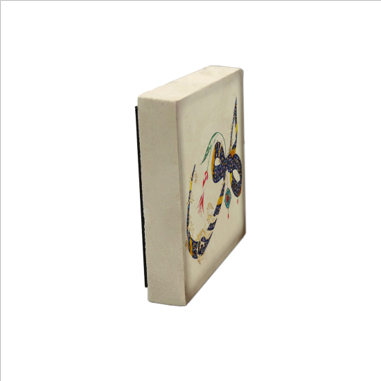 "Hû" Printed Natural Stone Magnet