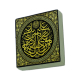 “O, her şeyi bilendir.” Printed Natural Stone Magnet
