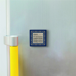 Ayet-el Kürsi Baskılı Doğal Taş Magnet