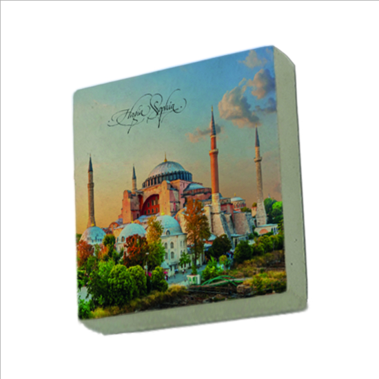 Ayasofya Camii Printed Natural Stone Magnet
